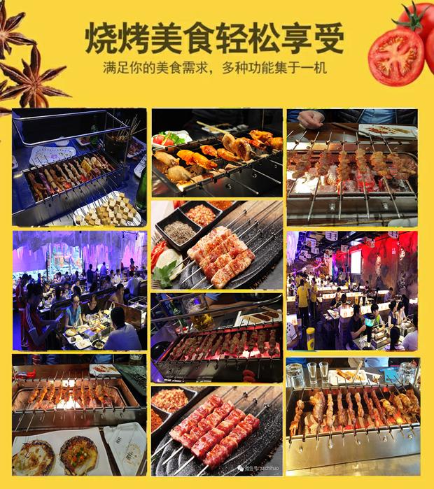选择好的地址以后你的全自动翻转烧烤店生意会火爆